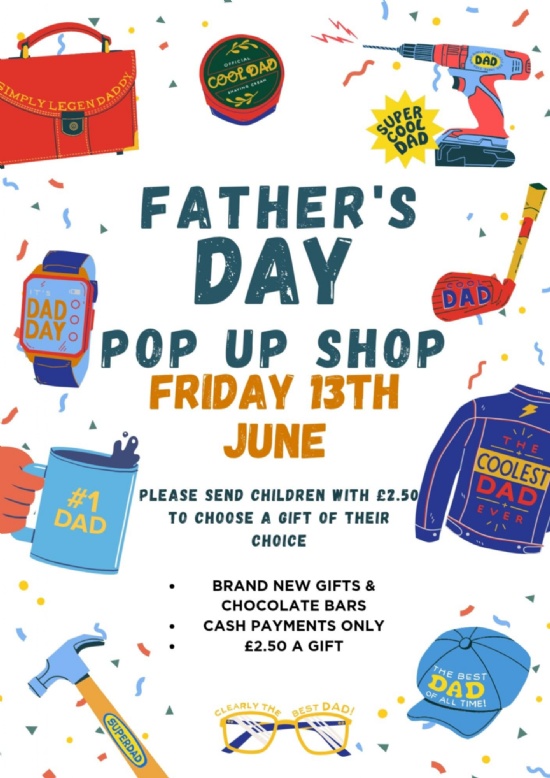 PTFA Father's Day Pop Up Shop